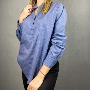 ekskluzywna niebieska koszula second hand online