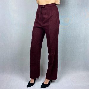 ekskluzywne wełniane spodnie second hand online