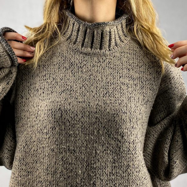 ekskluzywny wełniany sweter second hand online