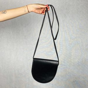 ekskluzywna czarna torebka second hand online