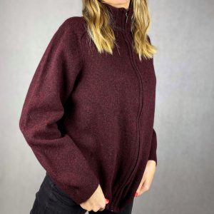ekskluzywny rozpinany sweter second hand online